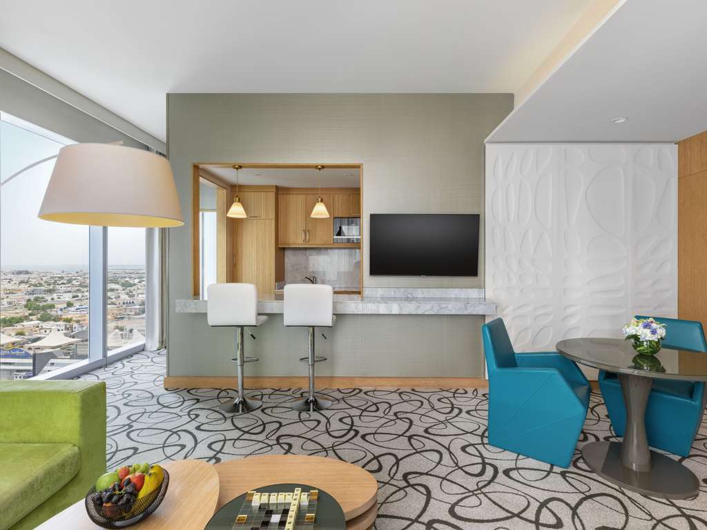 TWO BEDROOM DOWNTOWN SUITE 2 DBL beds or 1 DBL bed and 2 SGL beds at Sofitel Dubai Downtown
