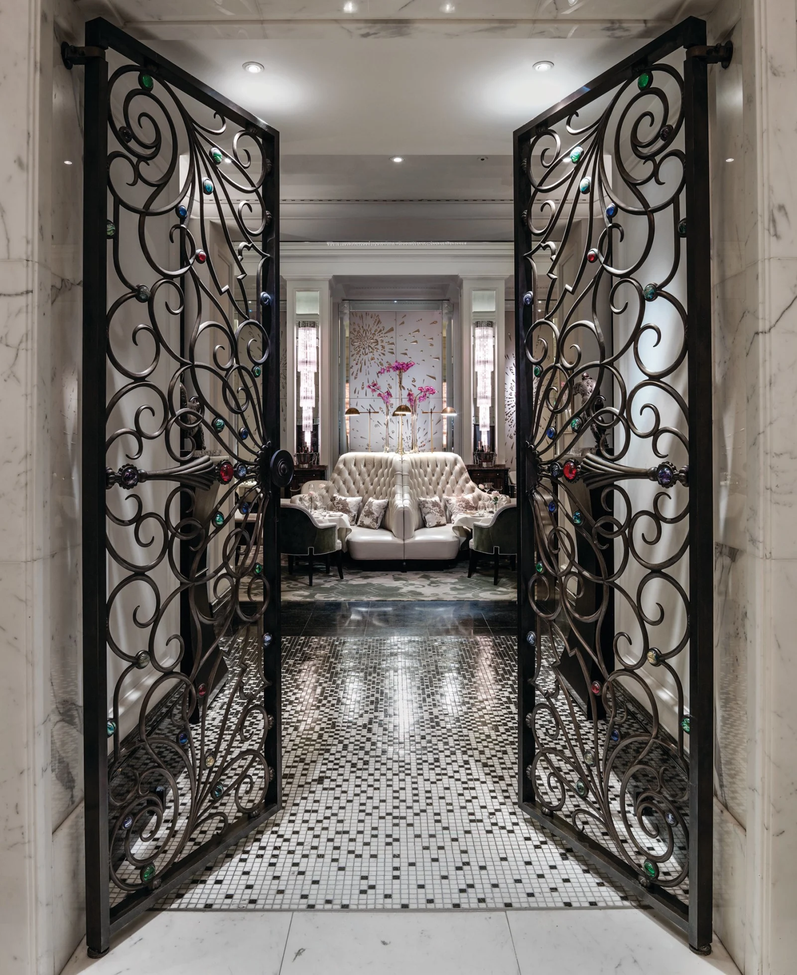 The Langham, London: Palm Court Entrance