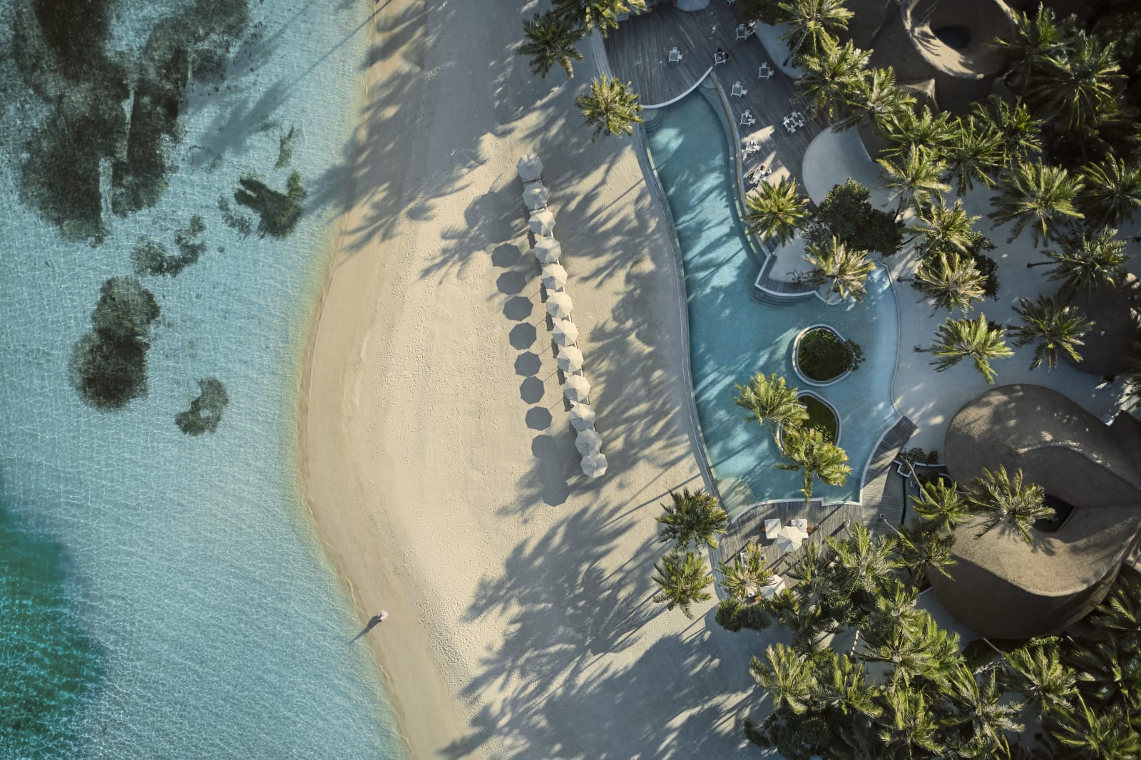 COMO Maalifushi: Aerial Beach And Pool